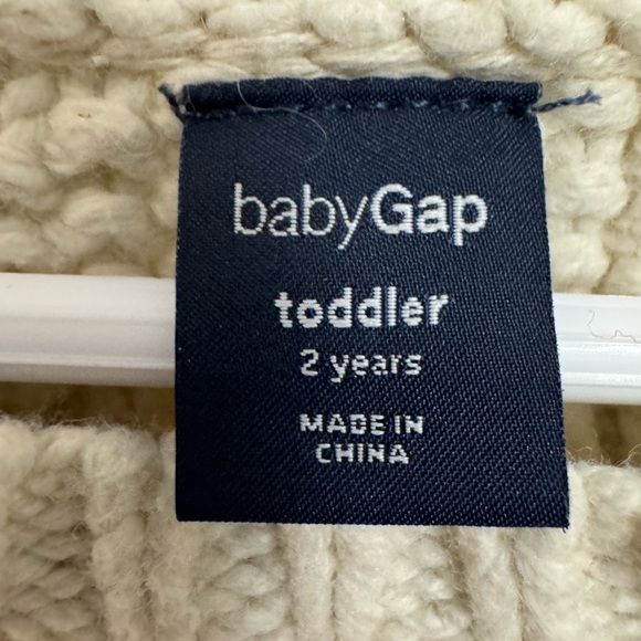Gap Kids Ivory Fisherman Sweater - Picture 3 of 4